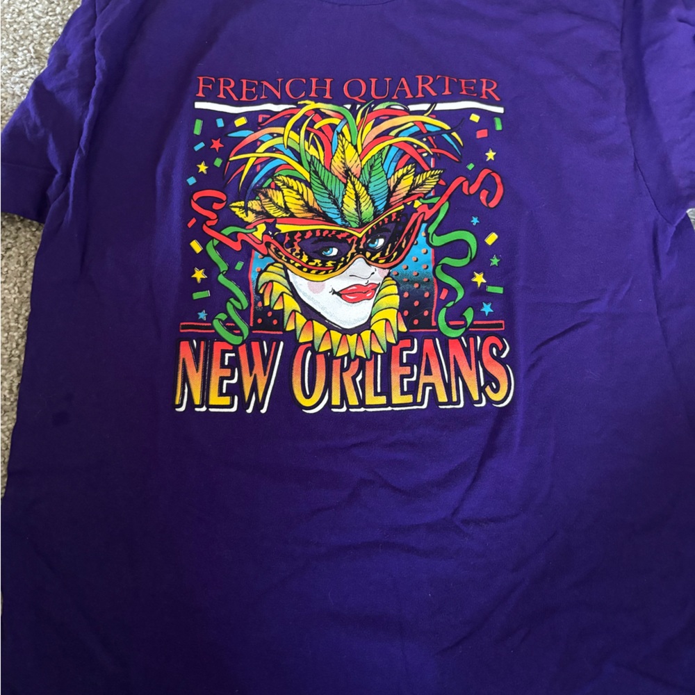 Gildan Purple New Orleans Graphic Tee